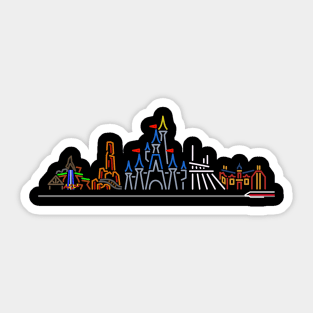 Magic Kingdom Monorail Sticker